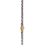M.Cohen - Oxidised Silver and Gold Necklace - Gold