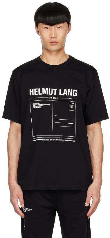 Photo: Helmut Lang Black Cotton T-Shirt