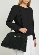 Demellier The Hudson Suede top Handle bag - Black - One Size