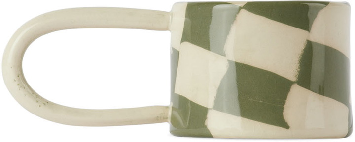 Photo: Henry Holland Studio Green & White Check Loop Mug