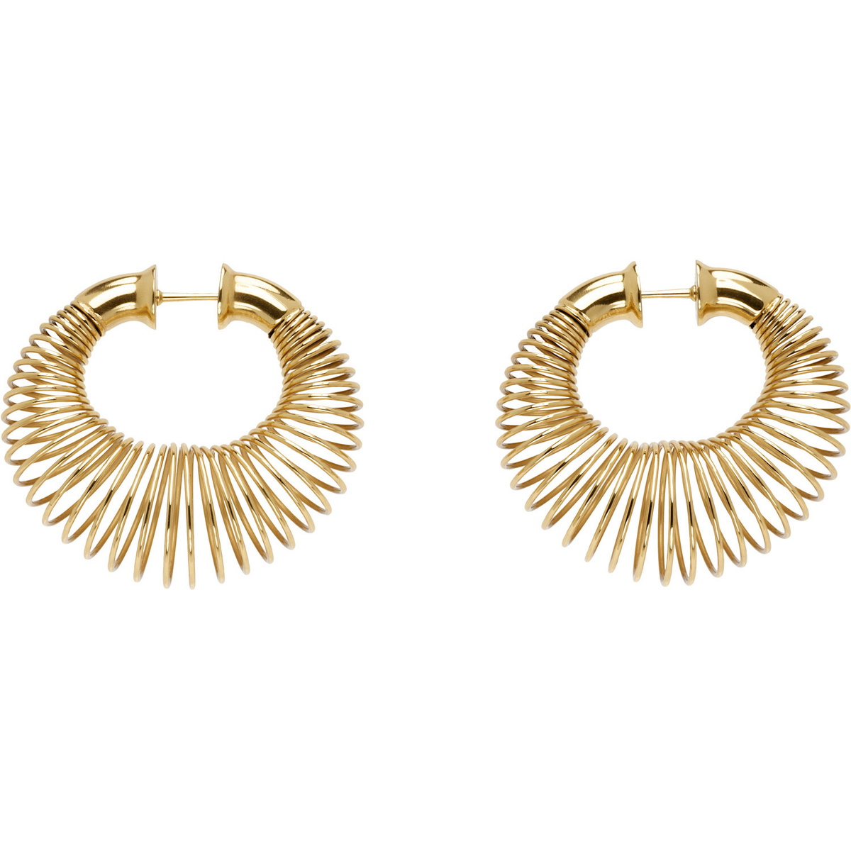 ALAÏA Small Spiral Hoop Earrings