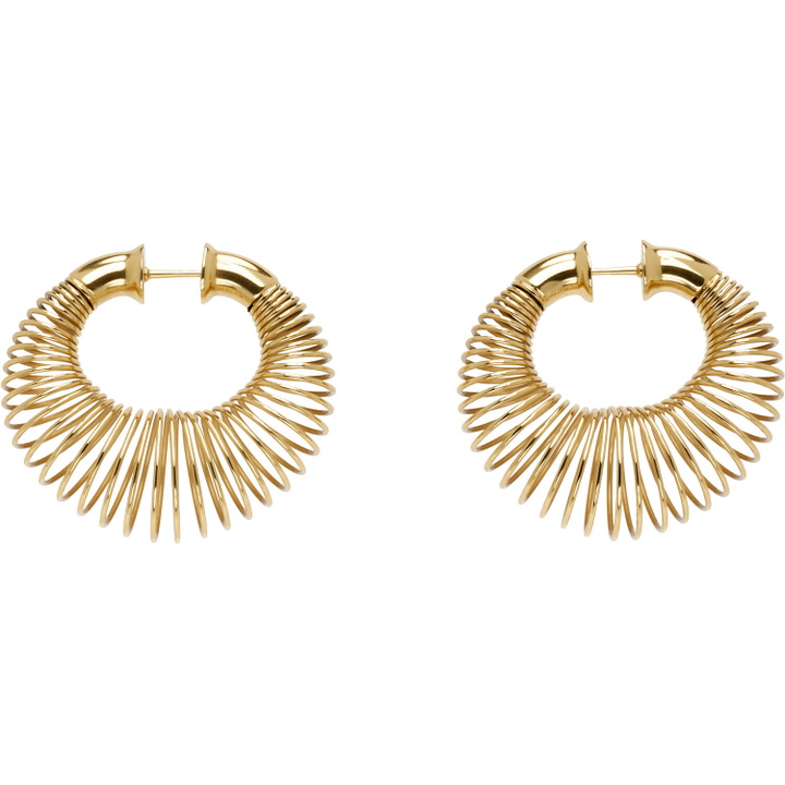 Photo: ALAÏA Small Spiral Hoop Earrings