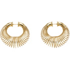 ALAÏA Small Spiral Hoop Earrings