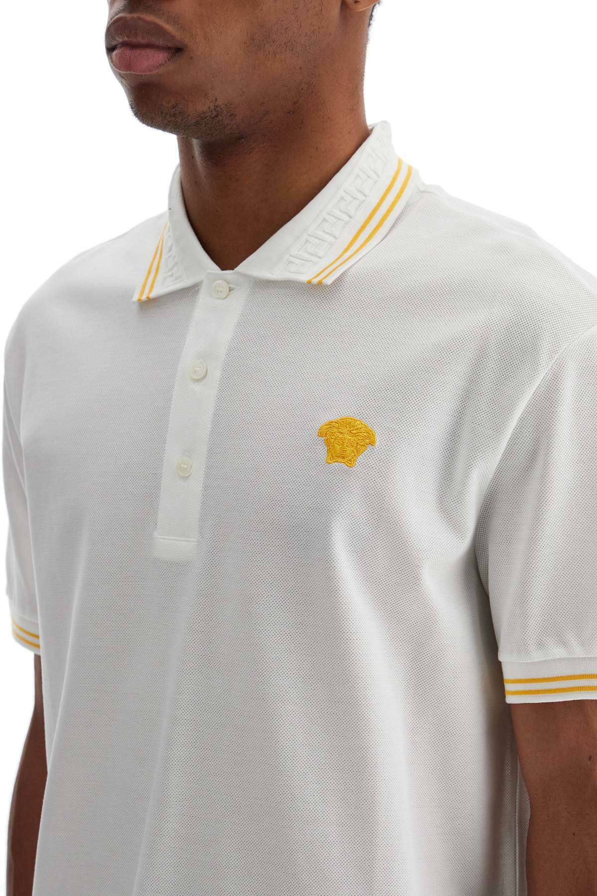 VERSACE medusa polo shirt White