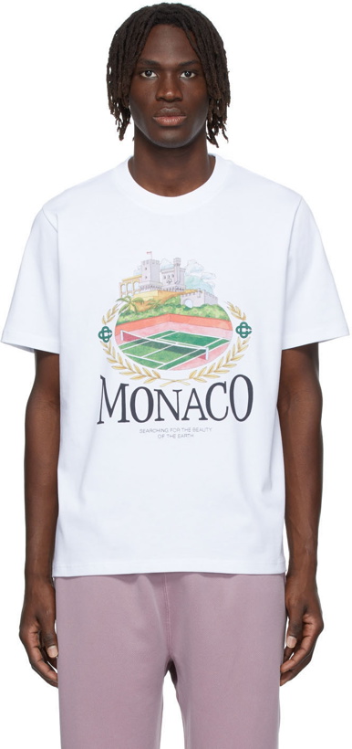 Photo: Casablanca Cotton 'Monaco' T-Shirt