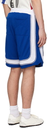 Rhude Blue & White Como Basketball Shorts