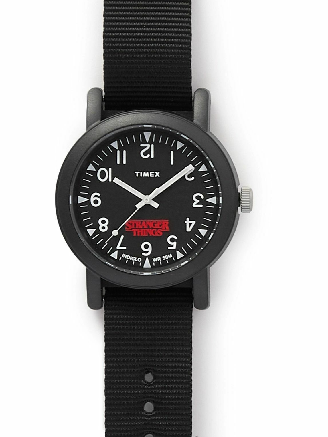 Timex - Stranger Things Camper 40mm Resin and Webbing Watch Timex