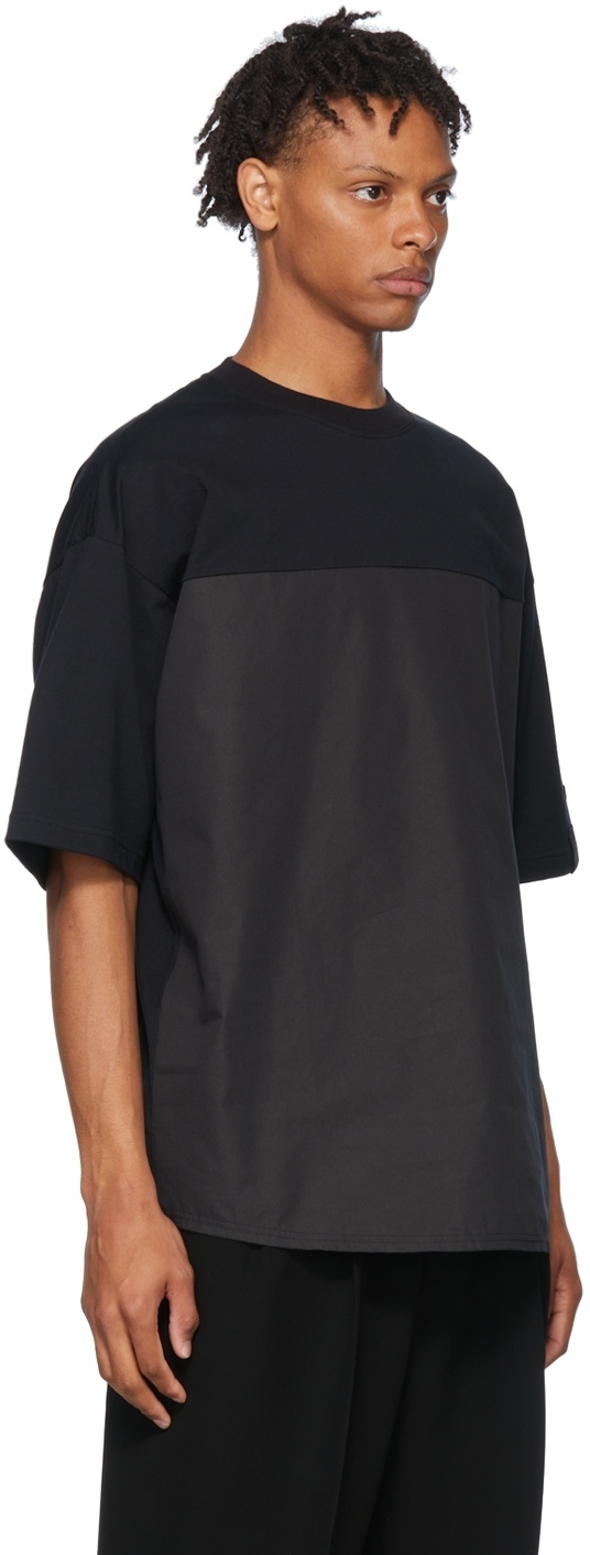 N.Hoolywood Black Cotton T-Shirt N.Hoolywood