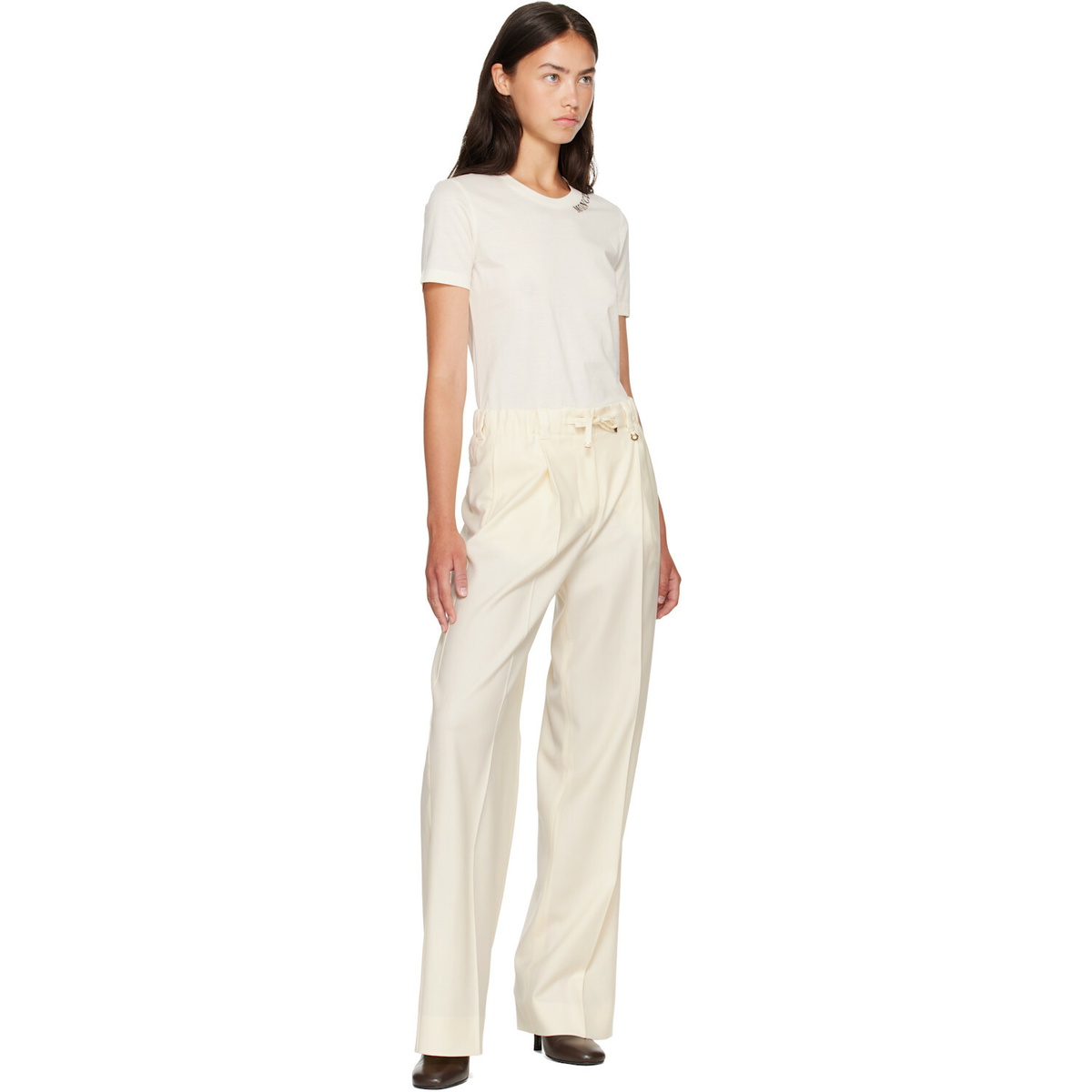 Moncler Off-White S/S Jersey T-shirt