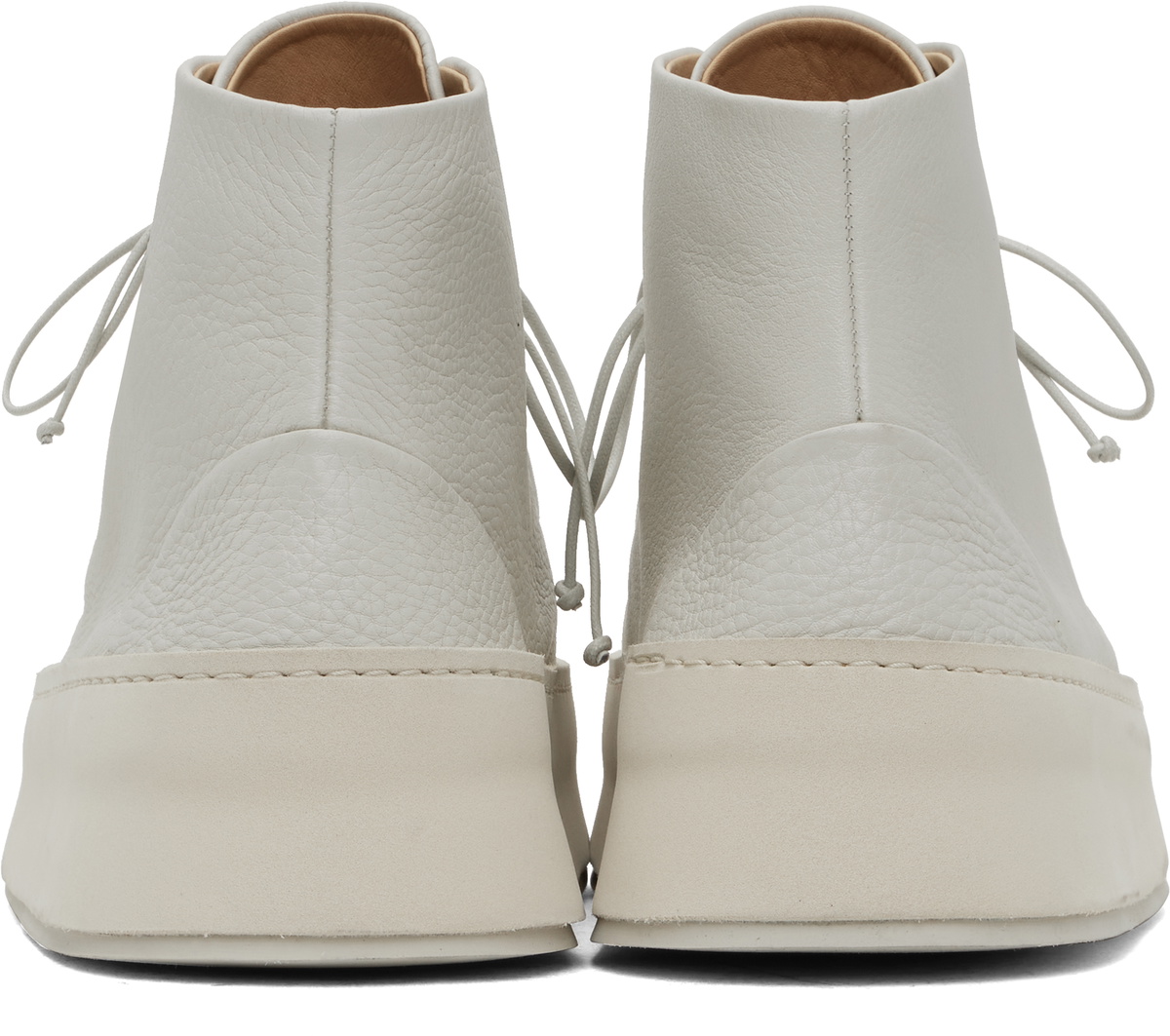 Marsèll SSENSE Exclusive White Cassapana Ankle Boots Marsèll