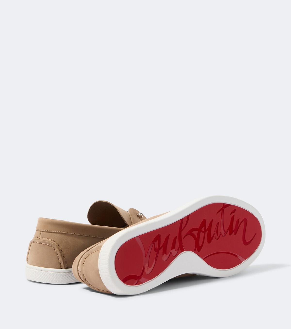 Christian Louboutin Chambeliboat leather slip-on shoes