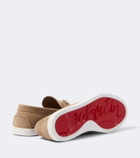 Christian Louboutin Chambeliboat leather slip-on shoes