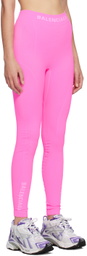 Balenciaga Pink Athletic Leggings