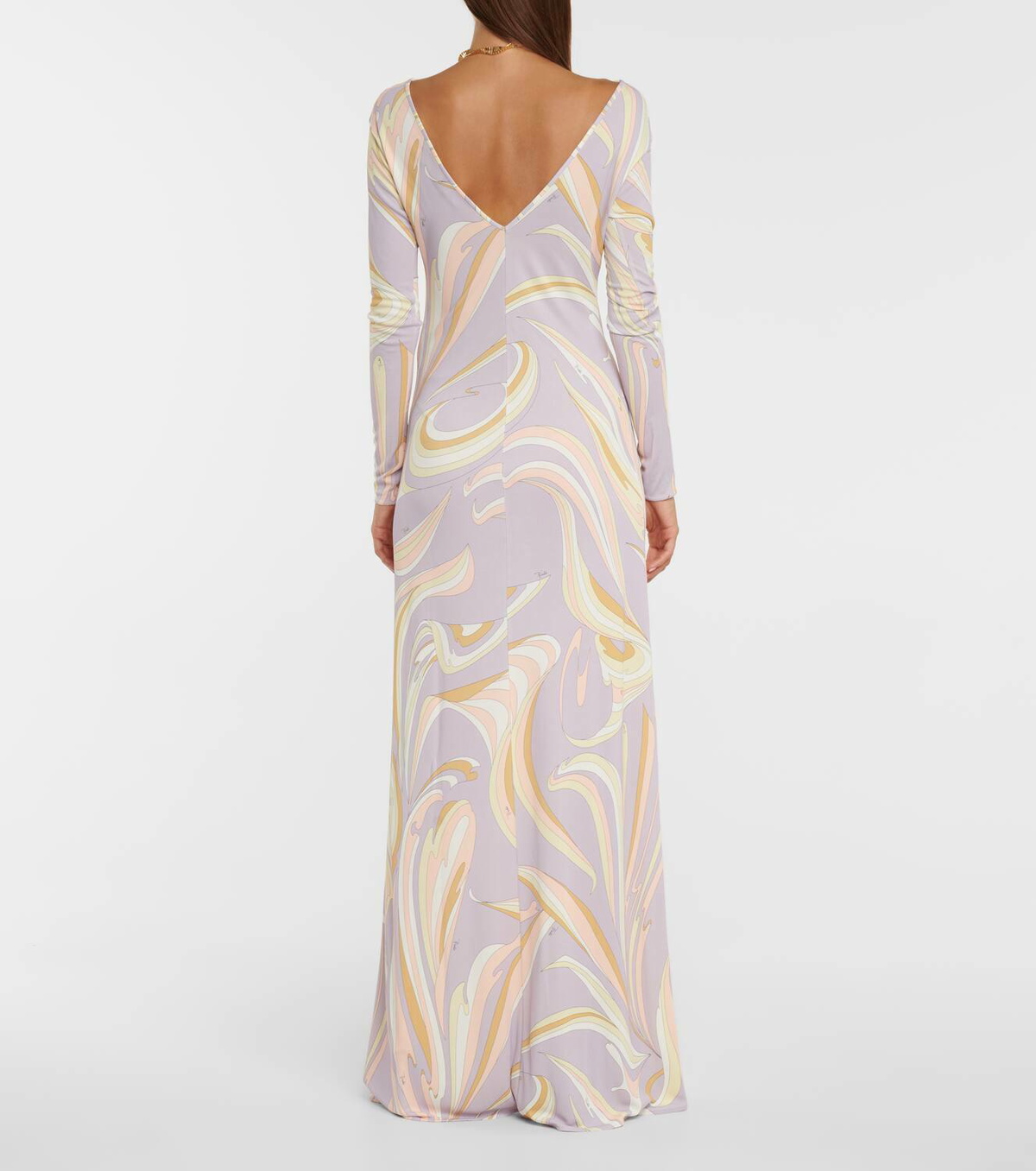 Pucci Printed silk-blend dress