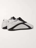 BALENCIAGA - Zen Logo-Print Faux Leather Sneakers - White