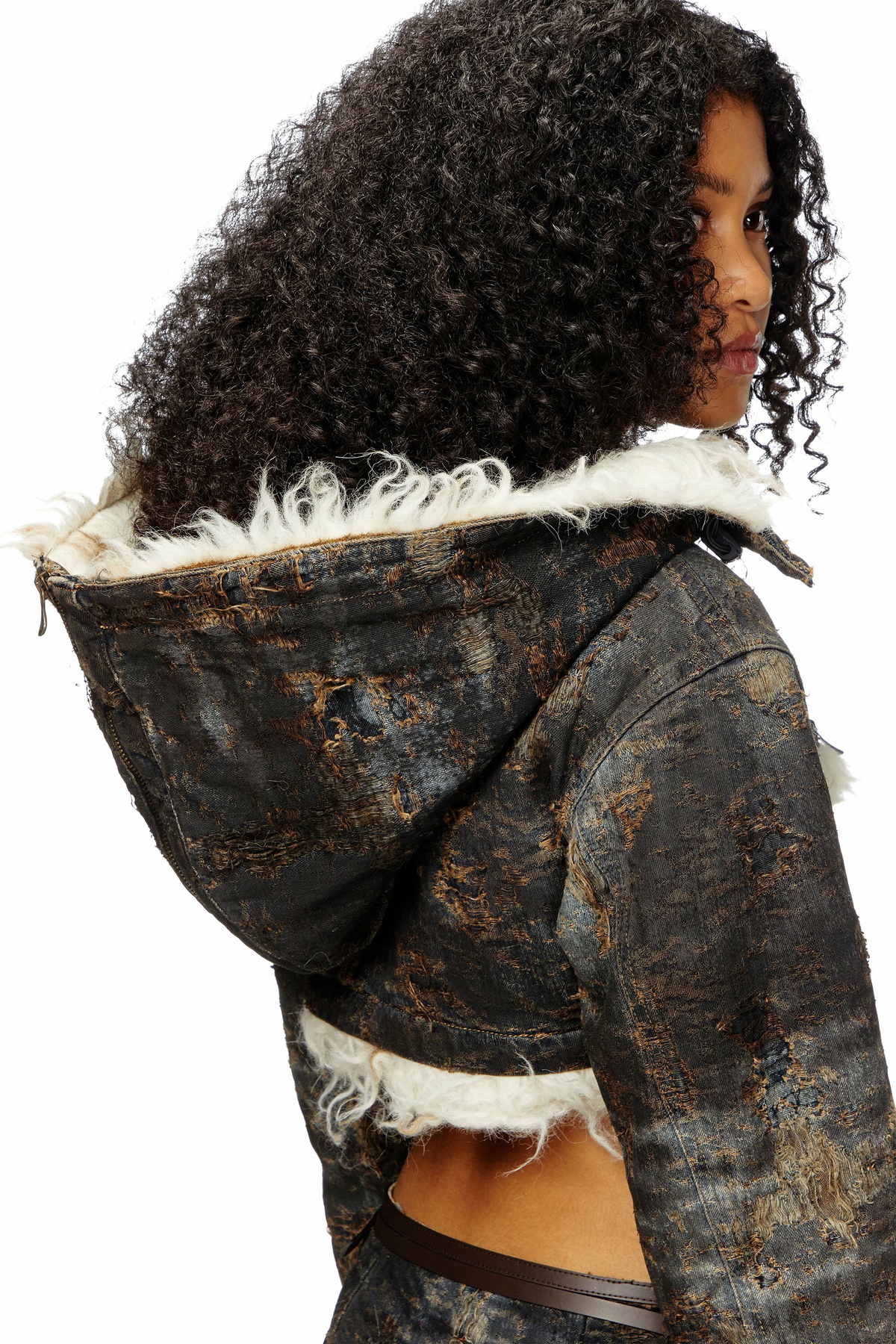 Dirty Italian Denim Jean Jacket main image 1