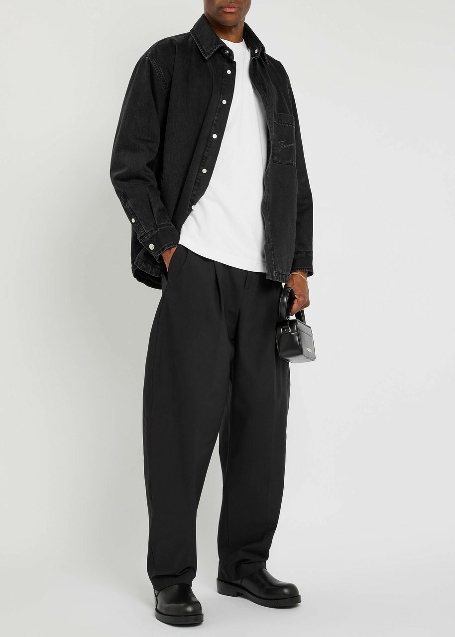 Jacquemus Le Pantalon Aero Woven Trousers Black Jacquemus