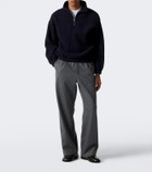 Jil Sander Wool-blend half-zip sweater