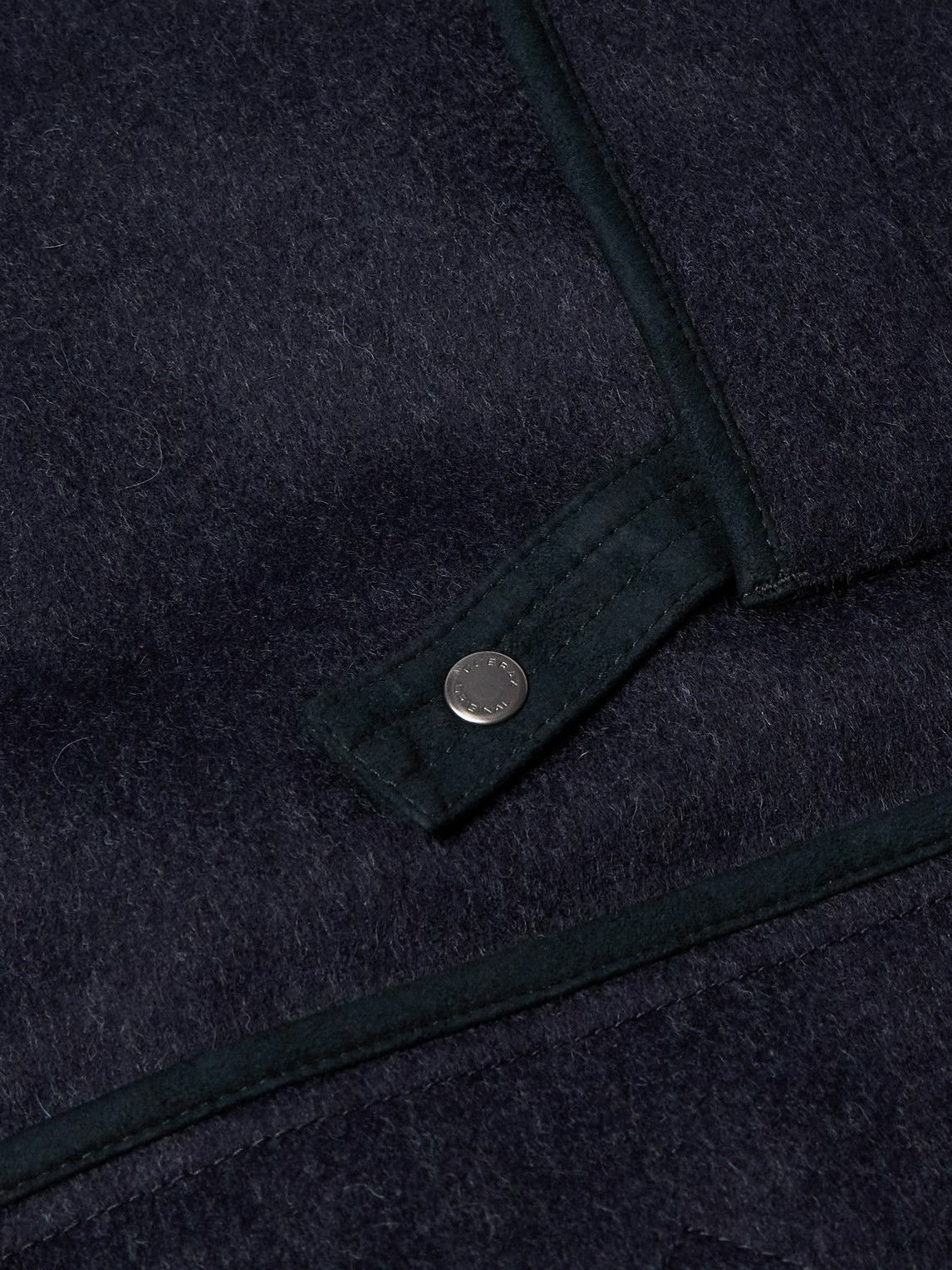 Purdey - Wool and Alpaca-Blend Field Coat - Blue