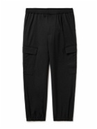 Barena - Rambagio Tapered Cotton-Blend Trousers - Black