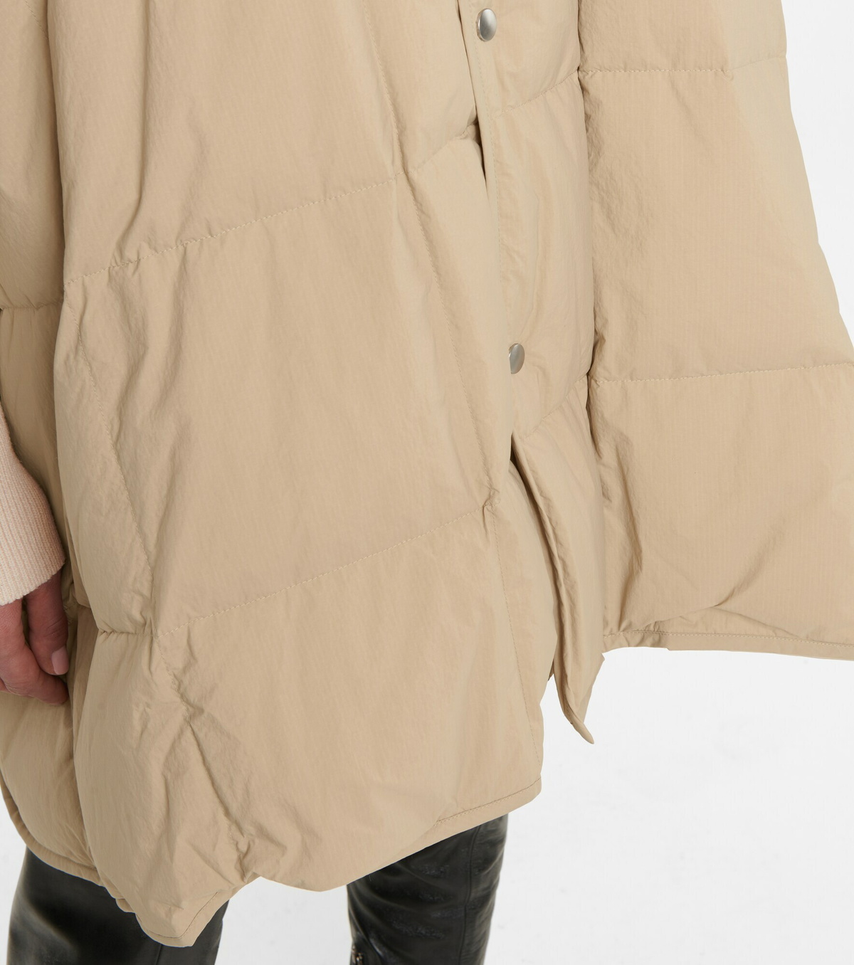 Jil Sander - Quilted down cape Jil Sander