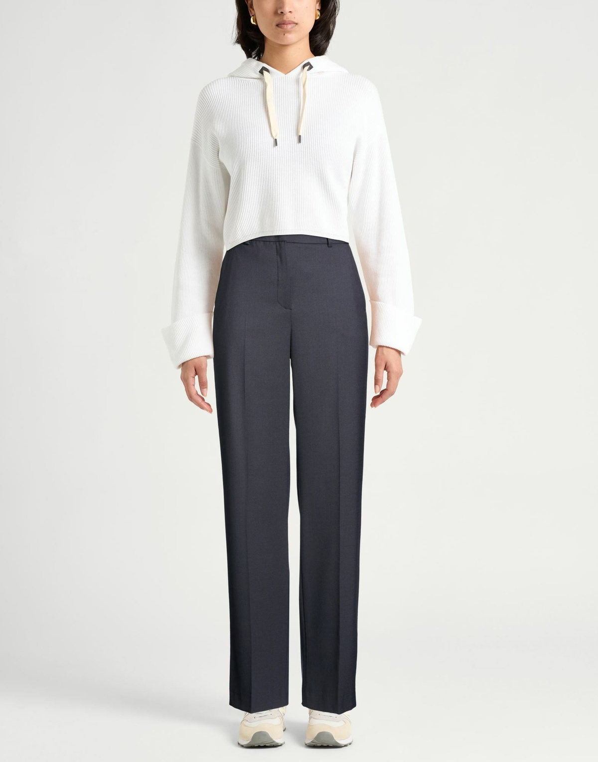 Peserico Easy Womens Pants Midnight in Blue