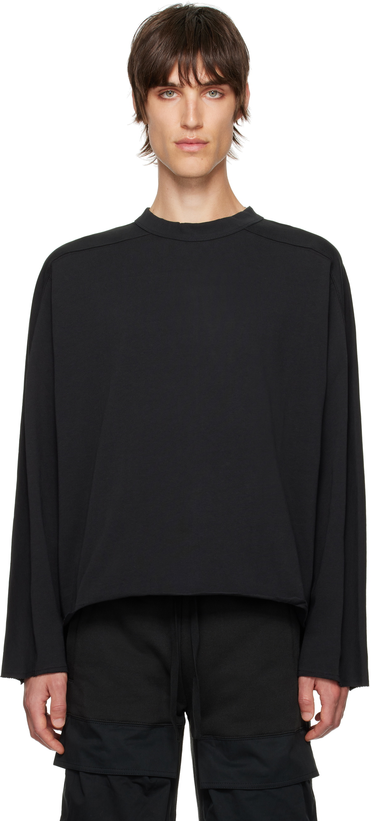 Entire Studios Black Heavy LS T-shirt Entire Studios
