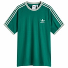 Adidas 3-Stripes T-Shirt in Collegiate Green