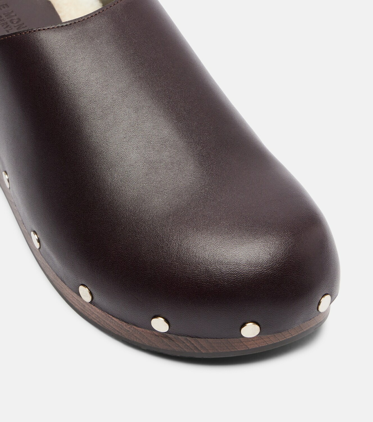 Le Monde Béryl Agnes studded leather mules