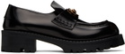Versace Black Alia Platform Loafers