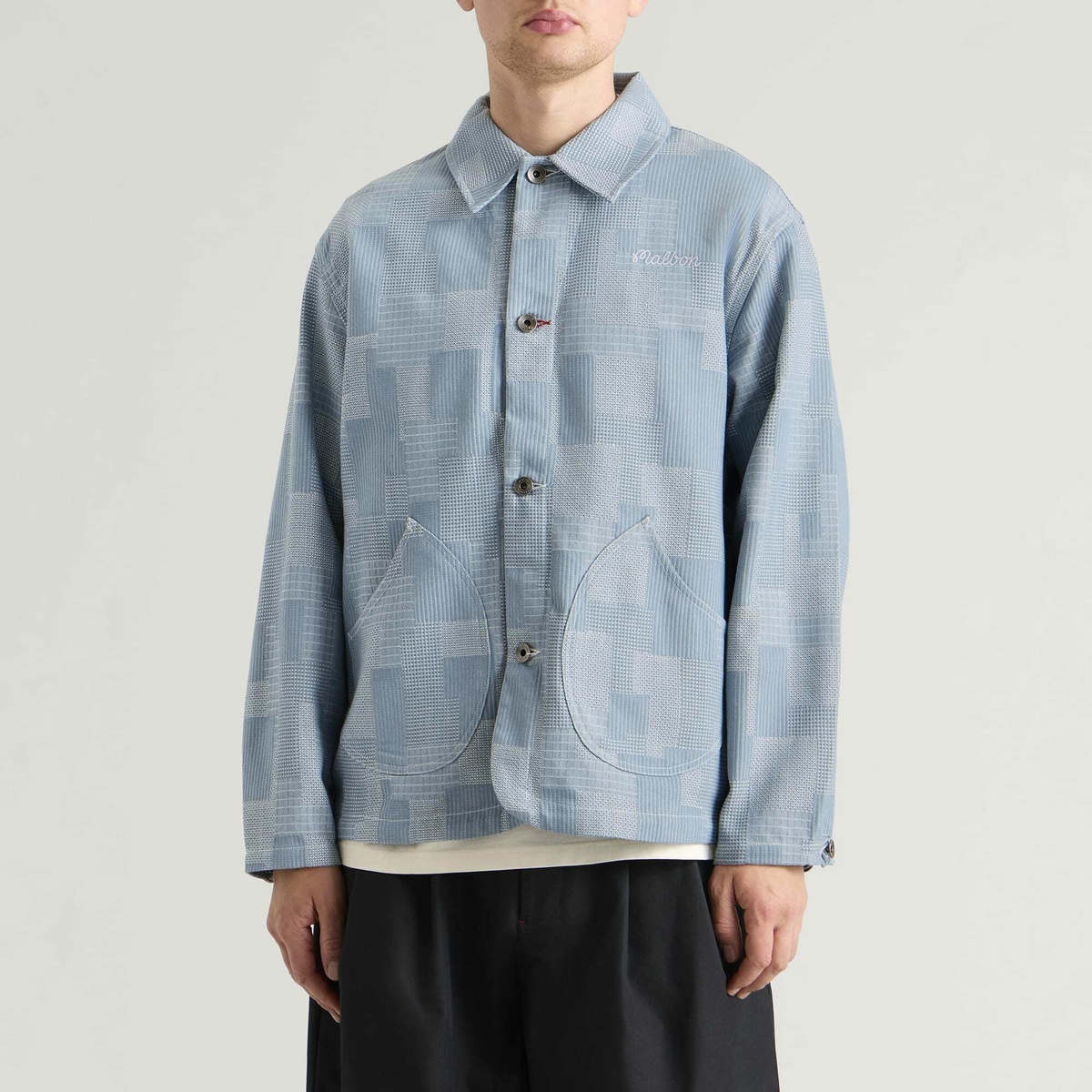 Malbon Men's Reform Jacket in Denim