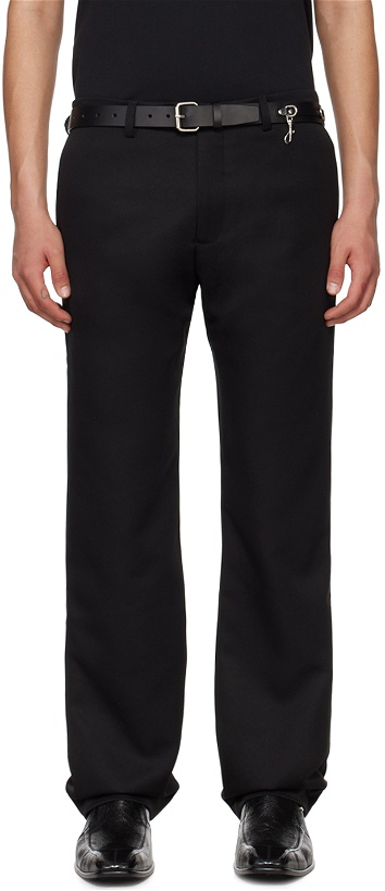 Photo: Martine Rose Black Bumster Tailored Trousers