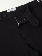 Mr P. - Straight-Leg Cotton And Linen-Blend Bermuda Shorts - Black