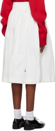 ADER error Off-White Wrinkled Midi Skirt