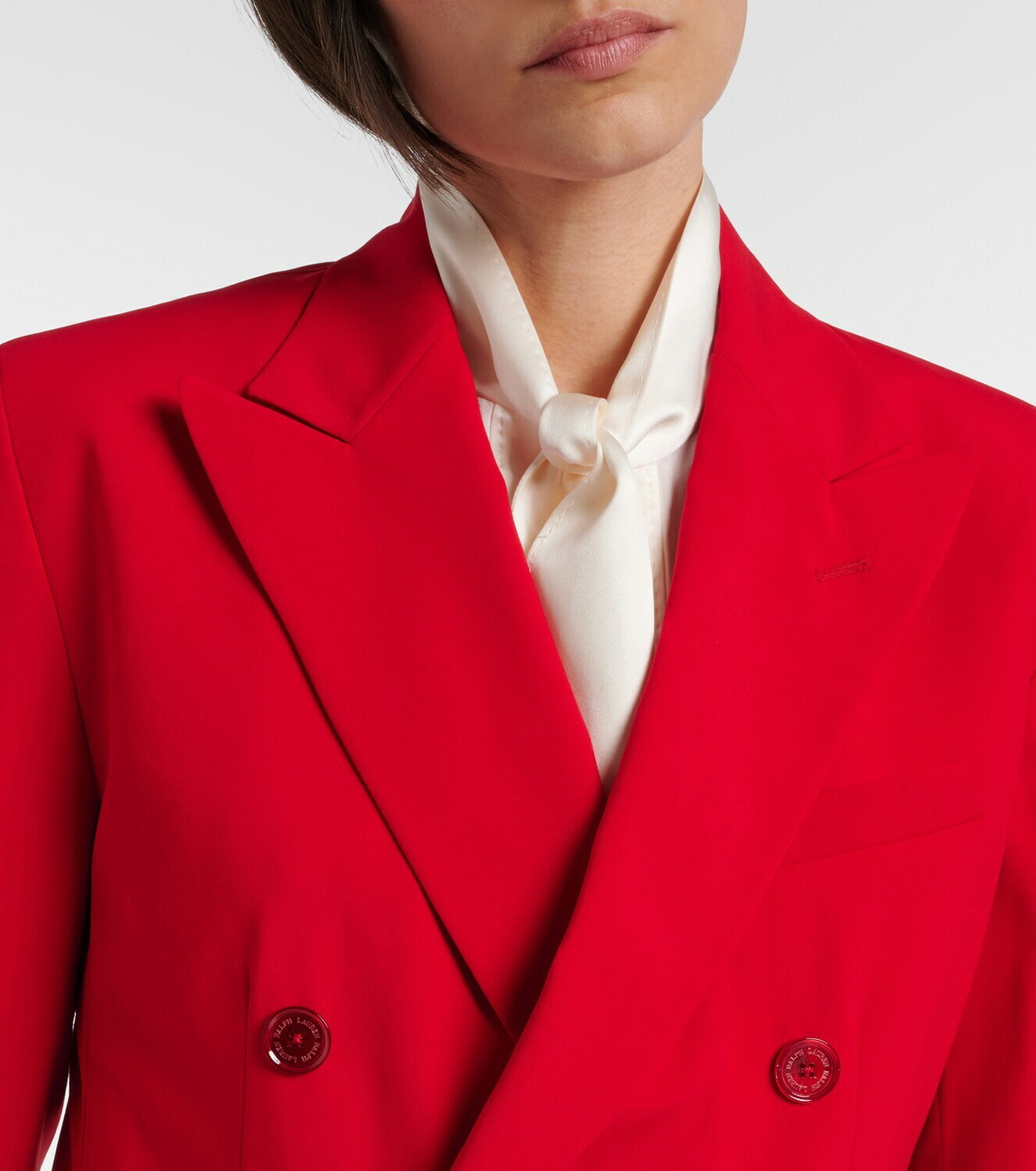 Ralph Lauren Collection Ramona double-breasted wool-blend blazer