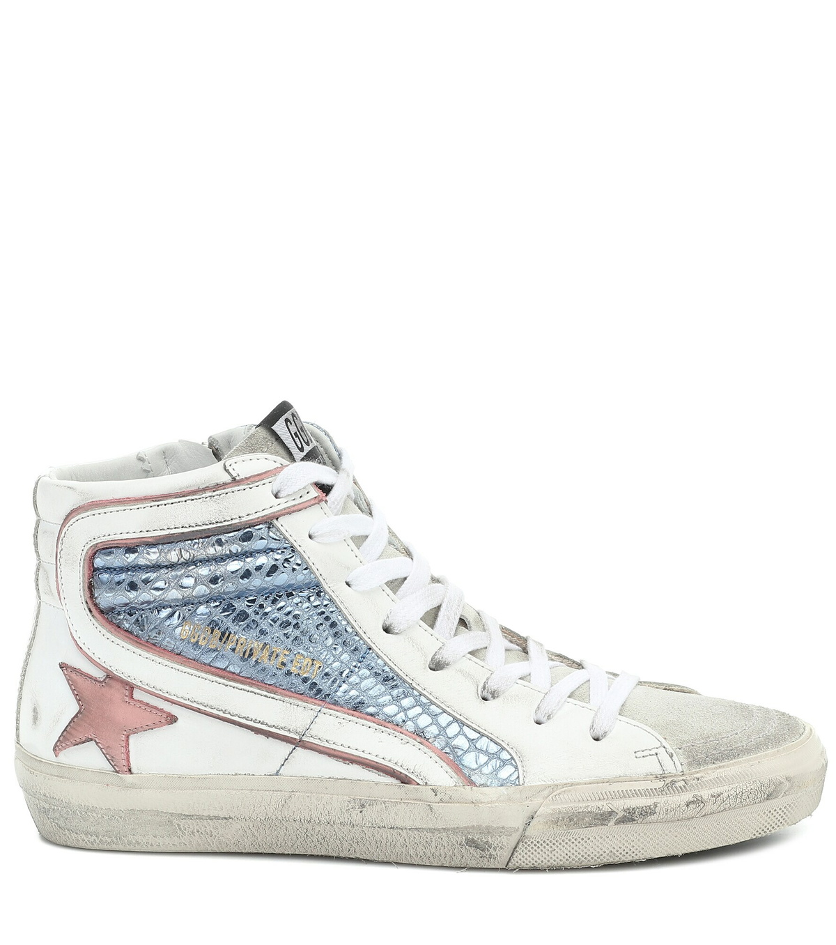 Golden Goose - Slide metallic leather sneakers Golden Goose Deluxe Brand