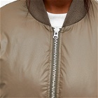 Meotine Women's Sol Bomber Jacket in Grey Brown
