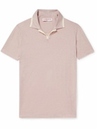 Orlebar Brown - Felix Linen-Jersey Polo Shirt - Pink