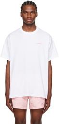 Burberry White Oak Leaf Crest T-Shirt