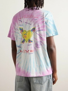 SAINT Mxxxxxx - LASTMAN Tie-Dyed Printed Cotton-Jersey T-Shirt - Pink