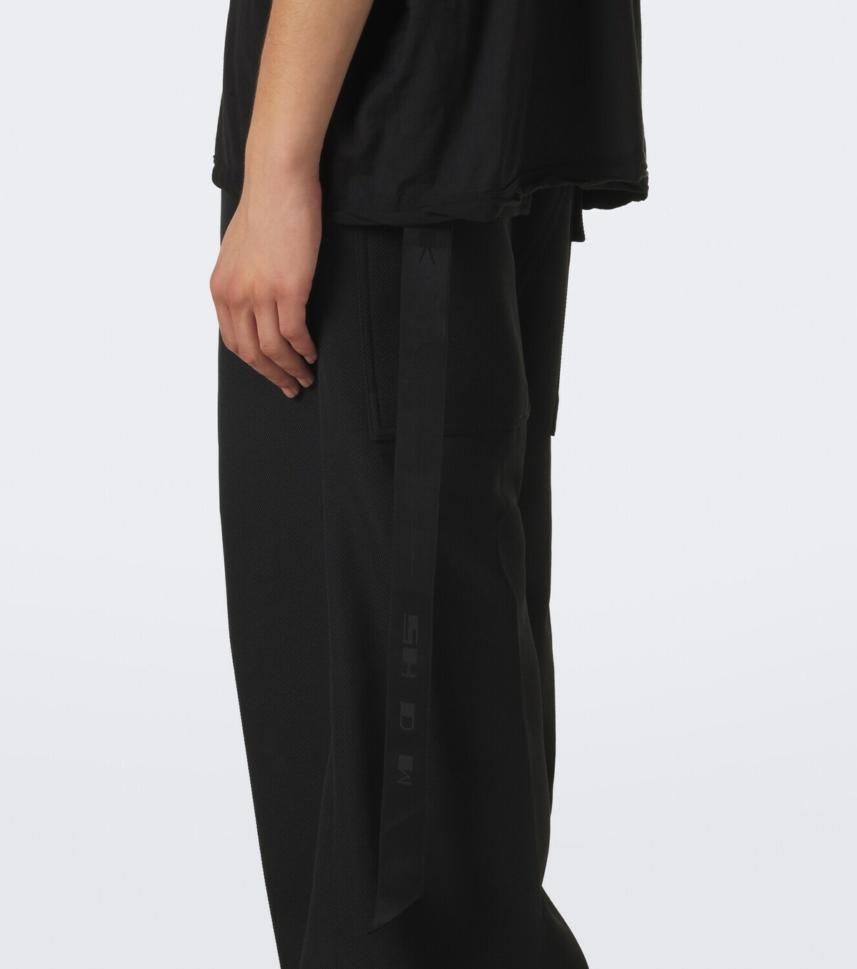 Rick Owens Dylan cotton gauze jersey top