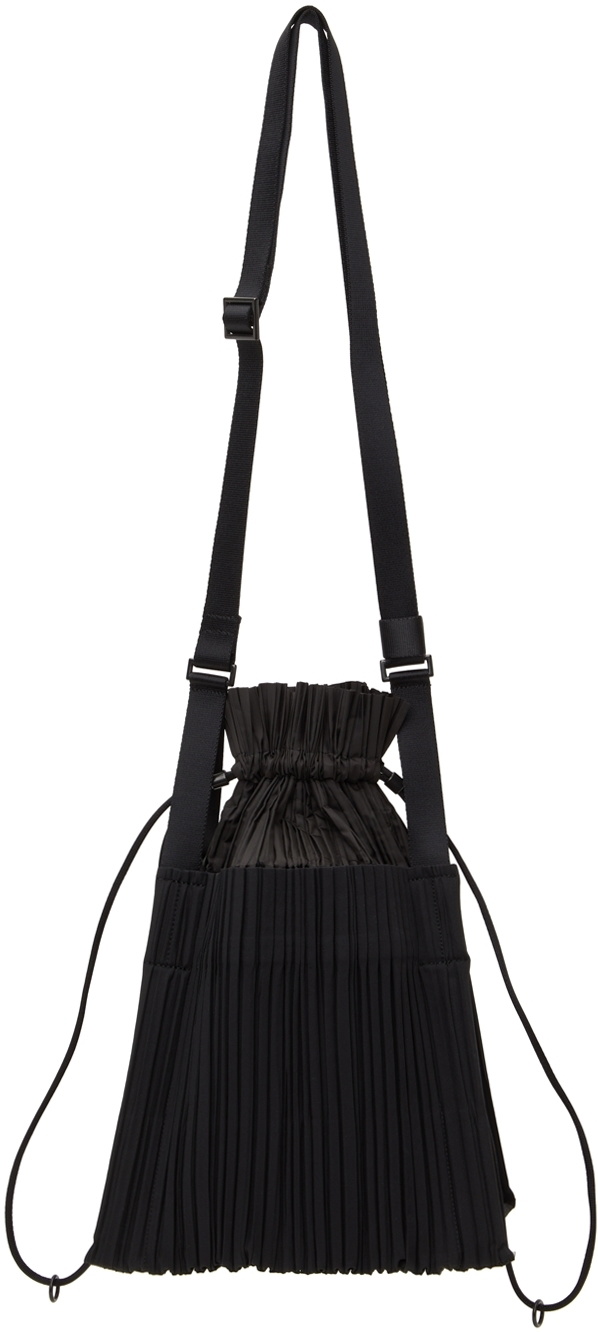 Pleats Please Issey Miyake Black Small Box Pleats Bag Pleats Please Issey  Miyake