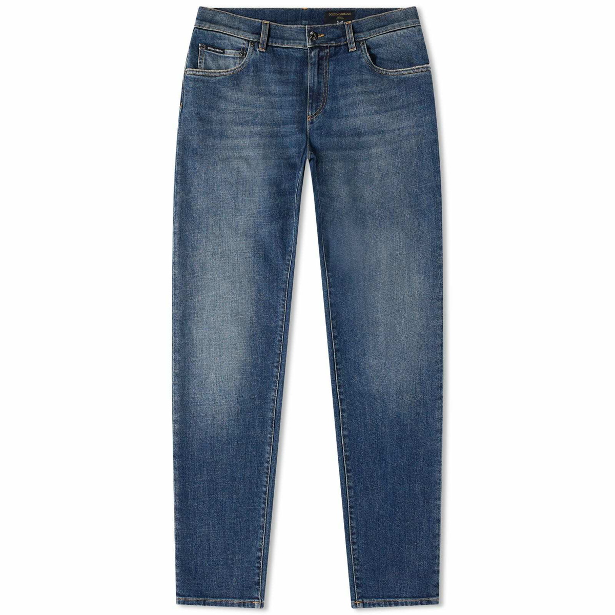 Dolce & Gabbana Men's Slim Fit Denim Jean in Washed Dolce & Gabbana