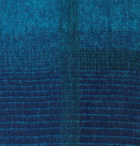 Paul Smith - Andromeda Fringed Dégradé Wool Blanket - Blue