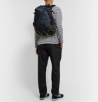 Porter-Yoshida & Co - Things Nylon-Twill and Cubic Eye-Piqué Backpack - Blue