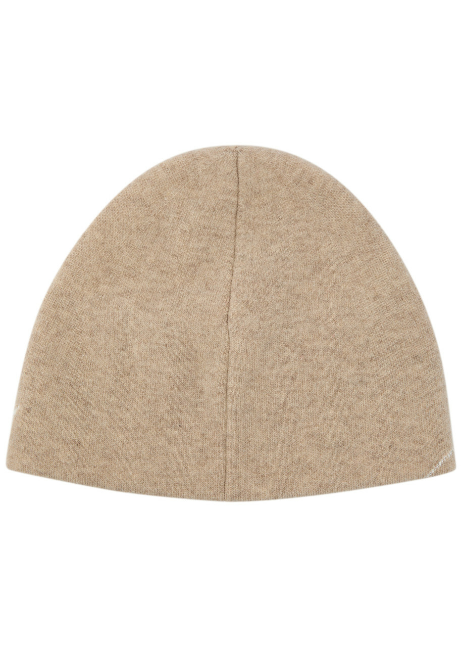 Jacquemus Le Bonnet Atelier Logo-intarsia Wool-blend Beanie - Beige - One Size