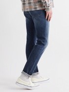 FRAME - L'Homme Slim-Fit Stretch-Denim Jeans - Blue