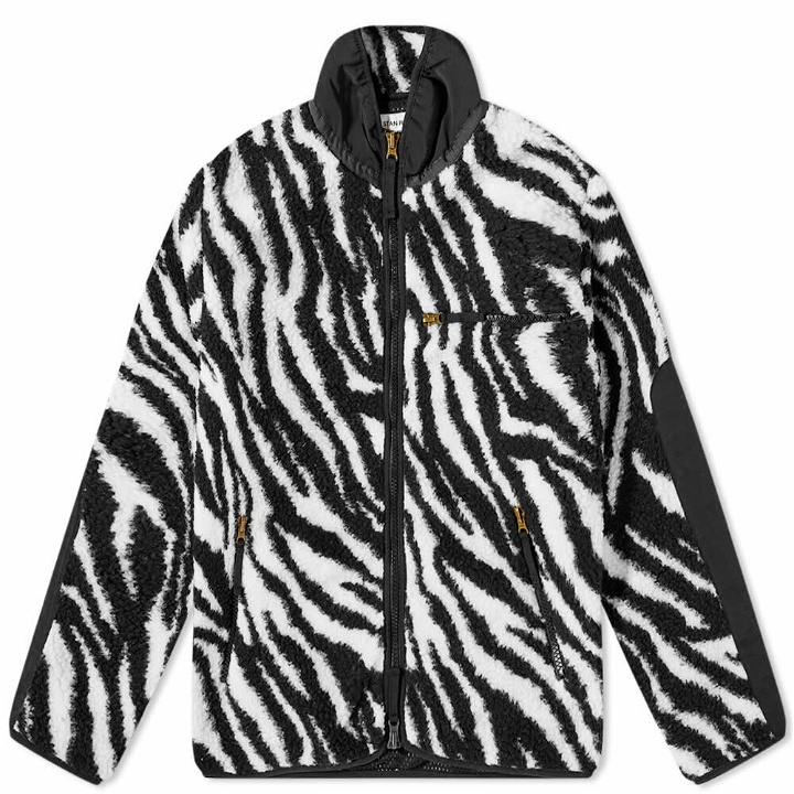 Photo: Stan Ray Men's High Pile Fleece Jacket in Zebra Print