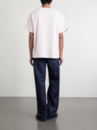 Story mfg. - Grateful Printed Organic Cotton-Jersey T-Shirt - Pink