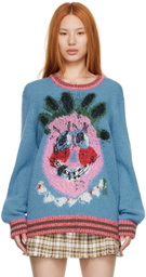 Marc Jacobs Heaven Blue Wool Sweater